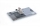 Ecuson transparent Office box, cu ac si clip, 43x62 mm